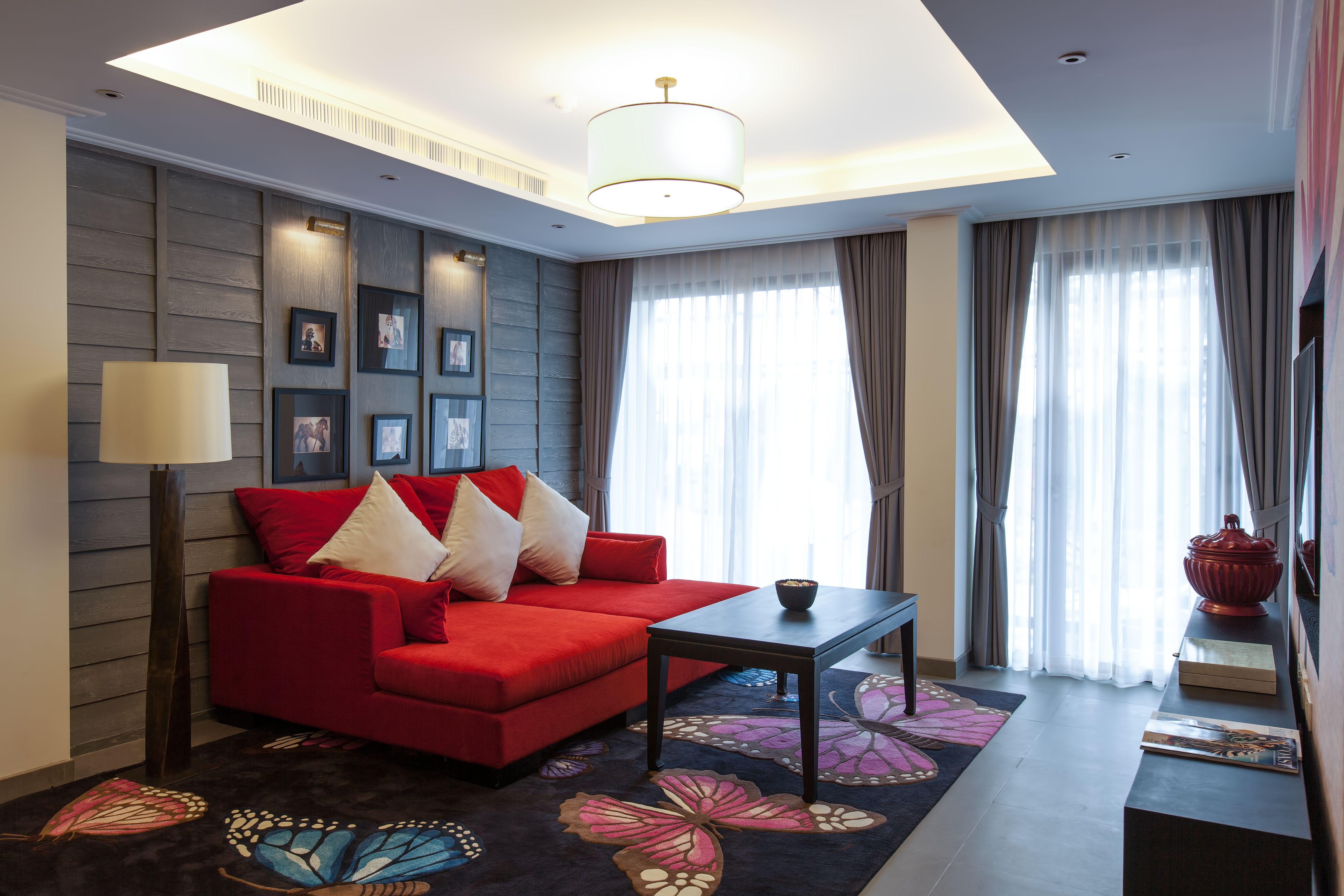 The Pavilions Phuket (Adults Only) Bang Tao Beach  Zewnętrze zdjęcie A living room at the hotel