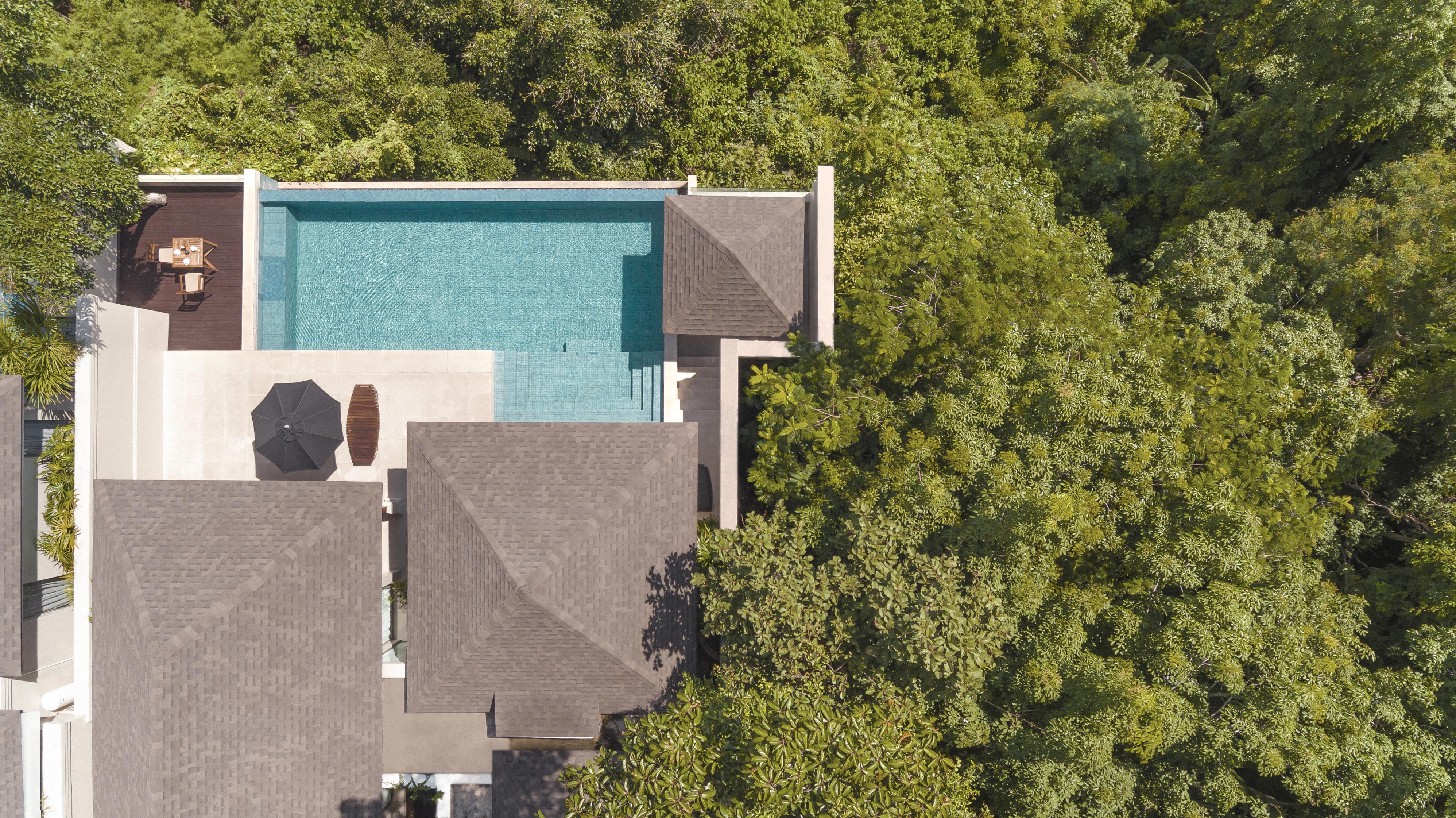 The Pavilions Phuket (Adults Only) Bang Tao Beach  Zewnętrze zdjęcie Aerial view of the villa